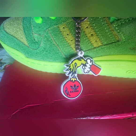 NEW Adidas Forum Low “The Grinch” HP6772 Green Christmas Shoes 7.5 M / 8.5 W BOX - Picture 10 of 16